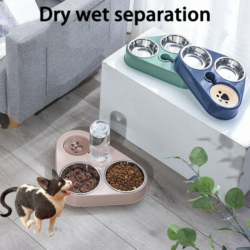 3in1 Stainless Steel Pet Food Bowl - Image 2