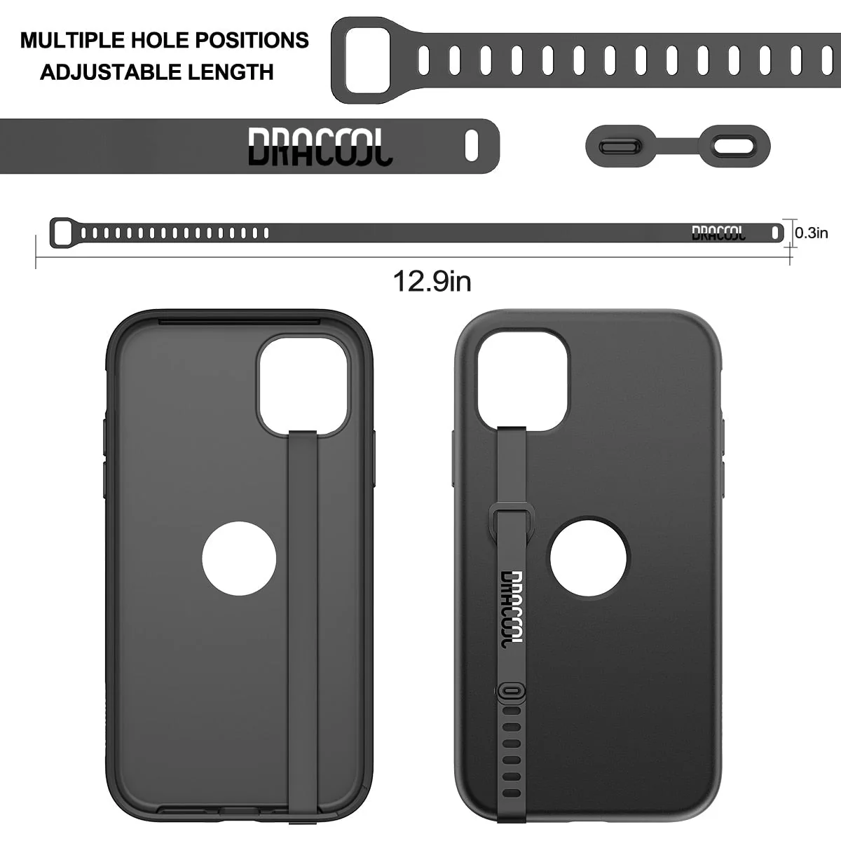 2pcs Wristband Universal Phone Holder Strap - Image 2