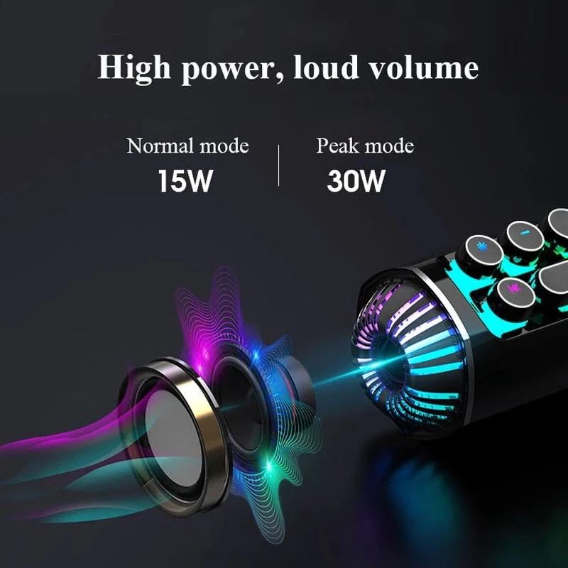 3D High-Power RGB Bluetooth Speaker - Image 3