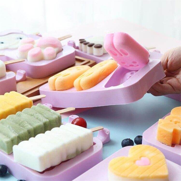 Silicone Cartoon Homemade Ice Cream Molds - Image 2