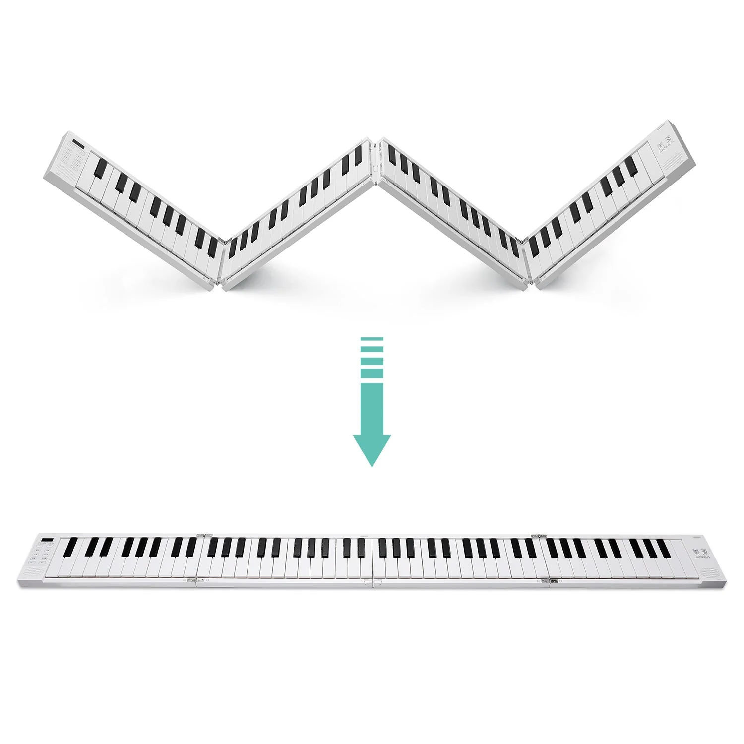 Multifunctional Foldable Portable Electronic Piano - Image 2