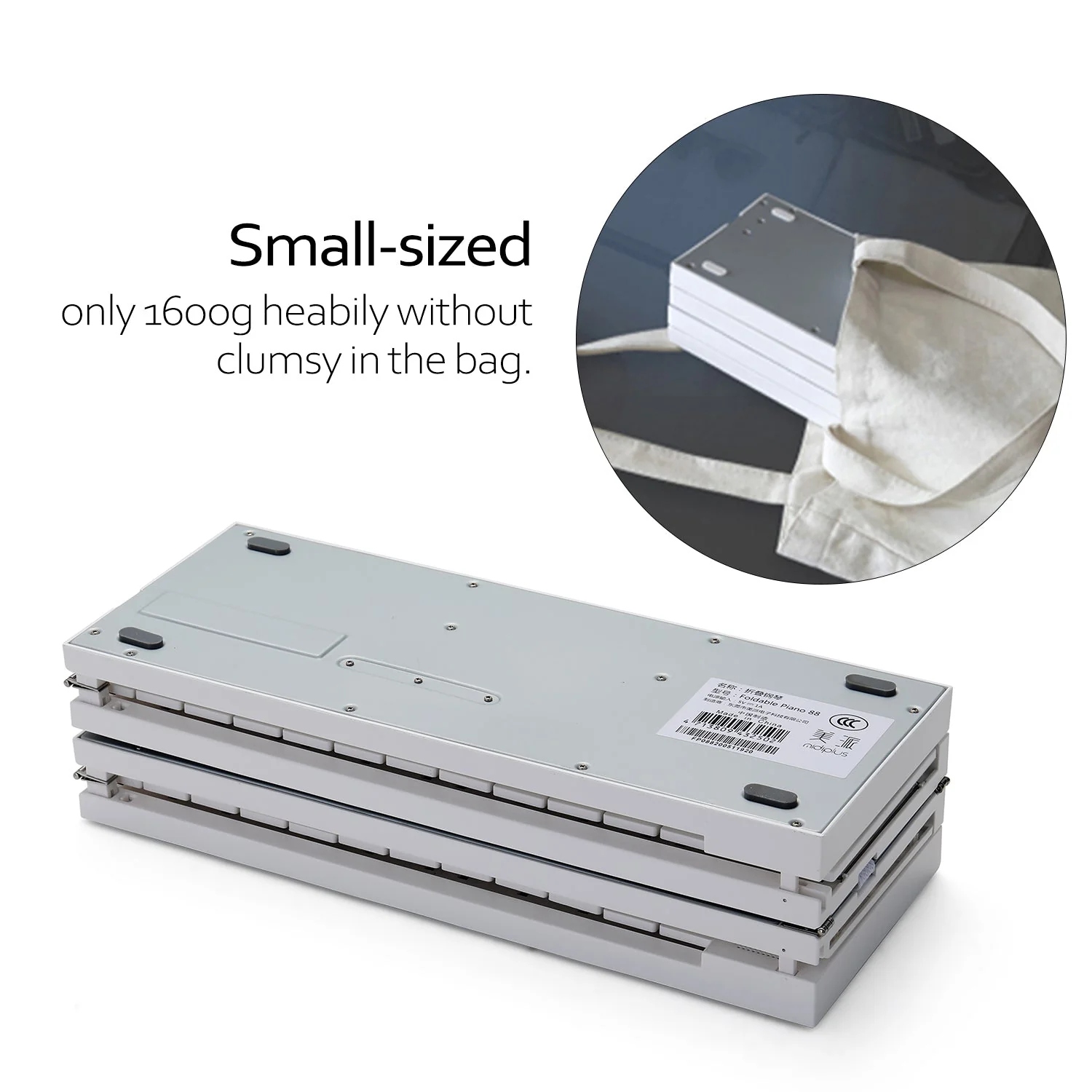 Multifunctional Foldable Portable Electronic Piano - Image 3