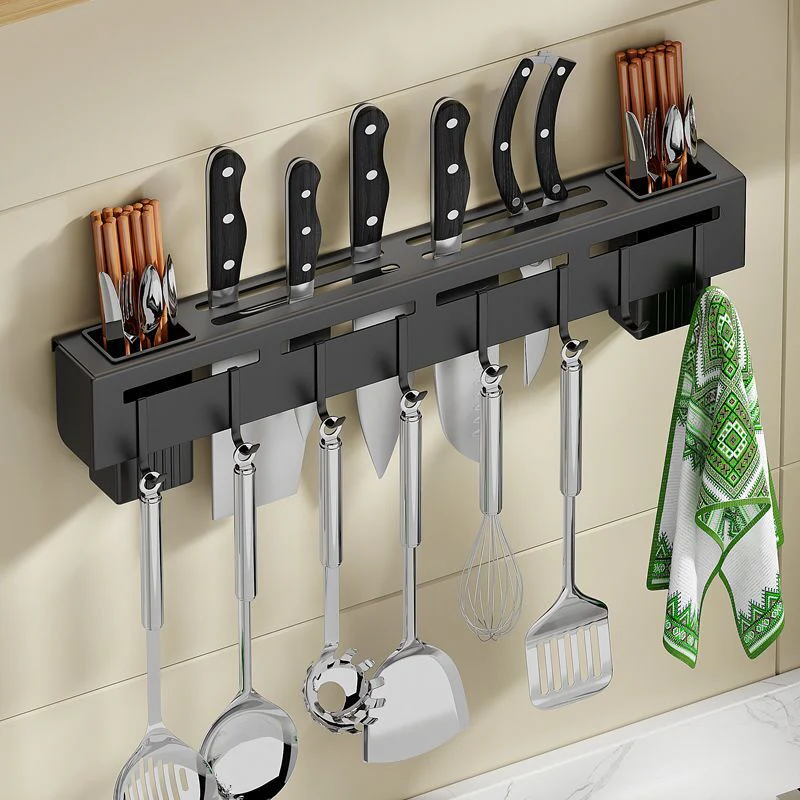 Punch-free Kitchen Tableware Storage Rack - Image 1