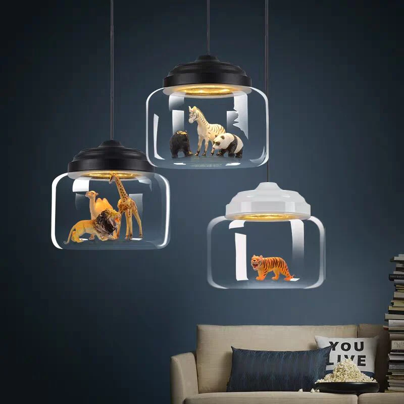 Modern Nordic Minimalist Glass Lampshade Pendant Lamp - Image 2