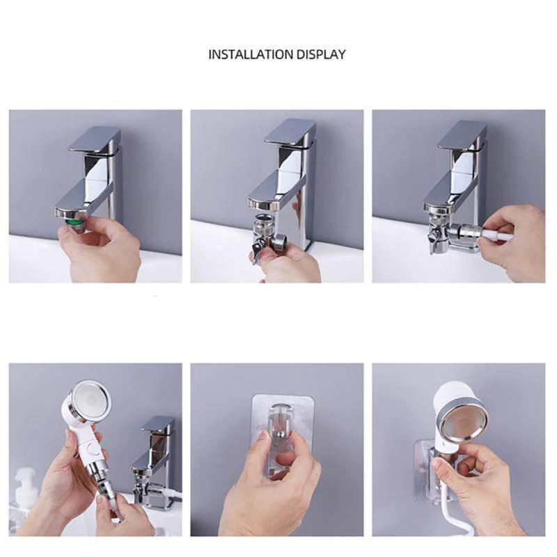 High Pressure Adjustable Faucet Extension Head - Image 2