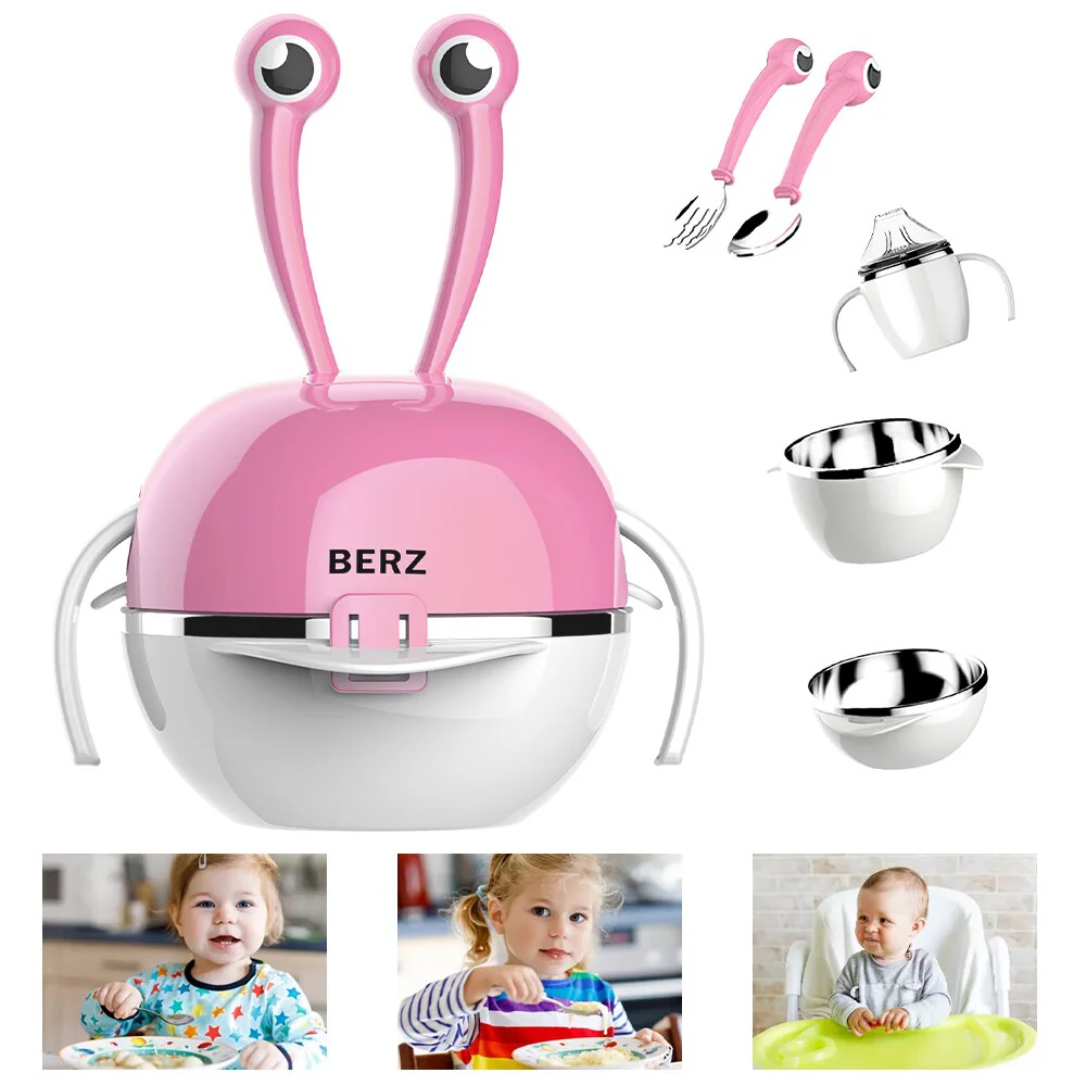 5in1 Deer Baby Tableware Set - Image 2
