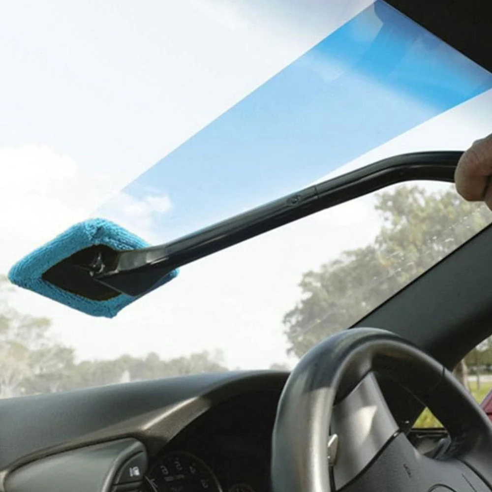 Microfiber Long Handle Easy Car Cleaning Brush - Image 1