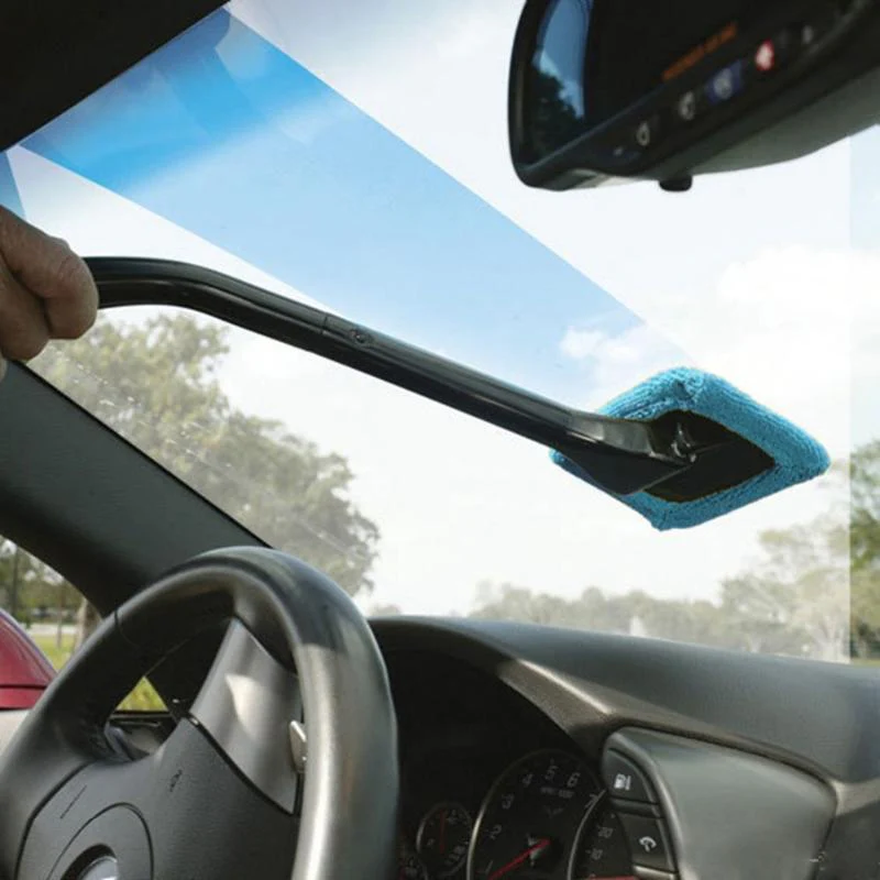 Microfiber Long Handle Easy Car Cleaning Brush - Image 2