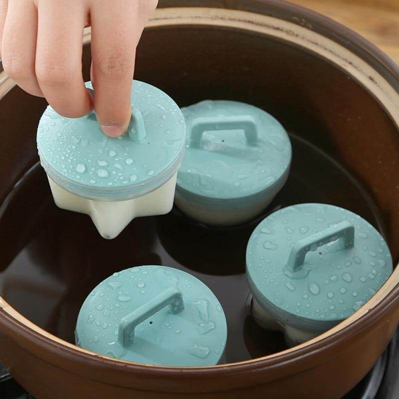 4pcs Silicone Steamed Egg Cooker - Image 3