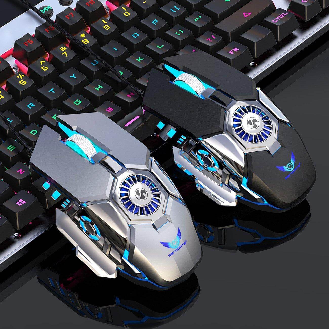 Cooling USB Fan Gaming Mouse - Image 3