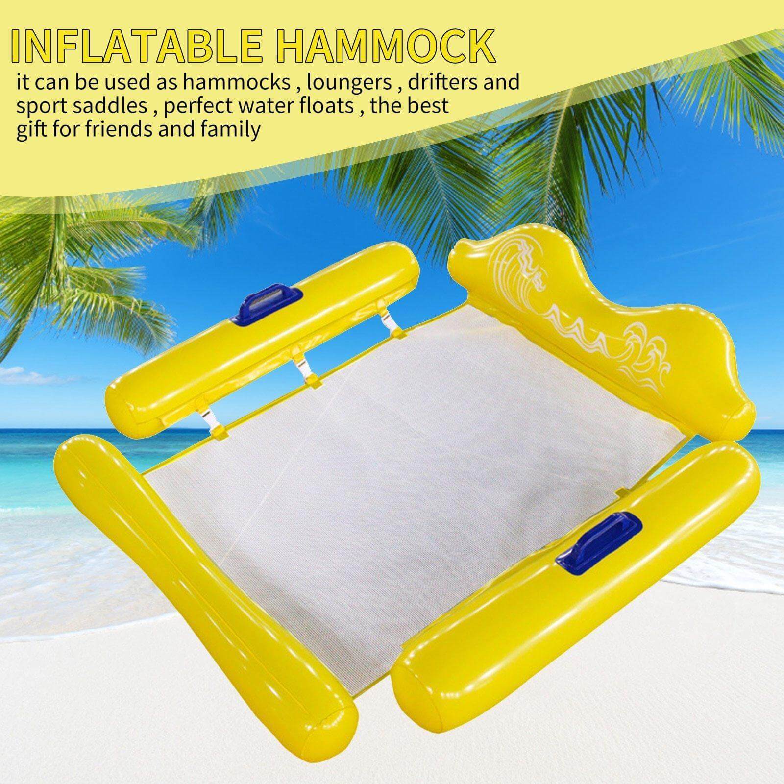 Inflatable Floating Water Lounger Hammock - Image 2
