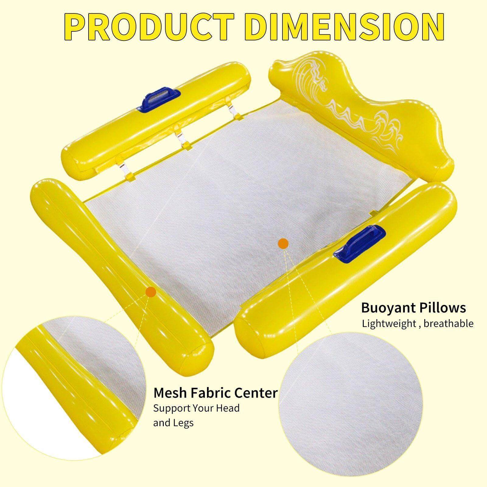 Inflatable Floating Water Lounger Hammock - Image 3