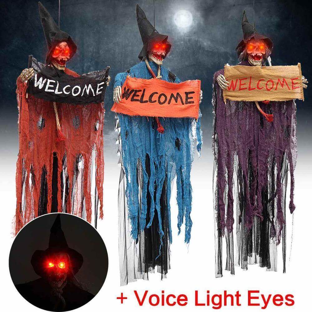 Halloween Scary Electric Hanging Haunted Ghost - Image 1