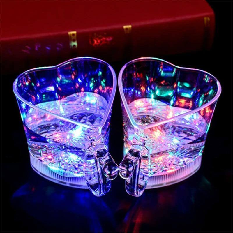 Heart Shaped Glowing Party Cup - Image 2