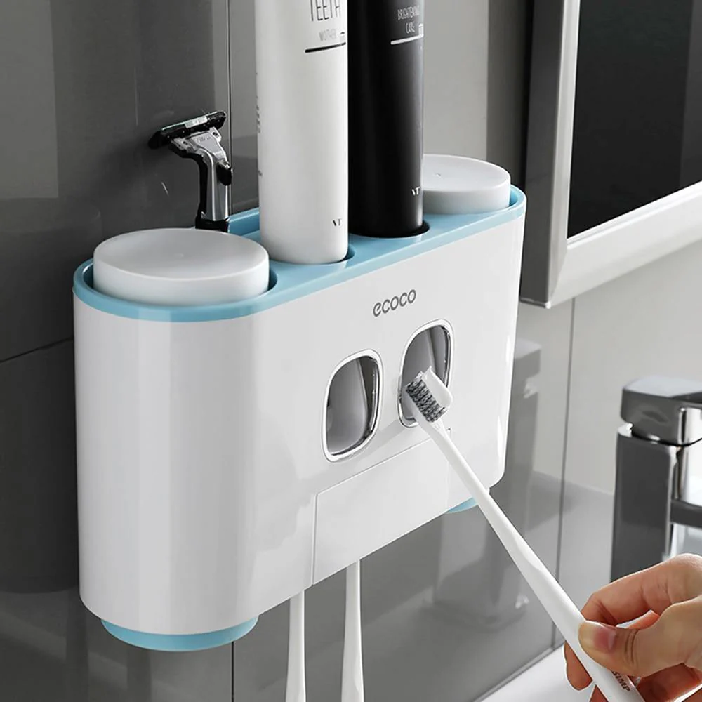 Wall-Mounted Smart Toothpaste Storage Dispenser - Image 1