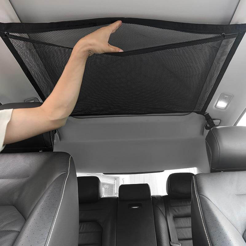 Car Ceiling Storage Net Pocket - Image 1