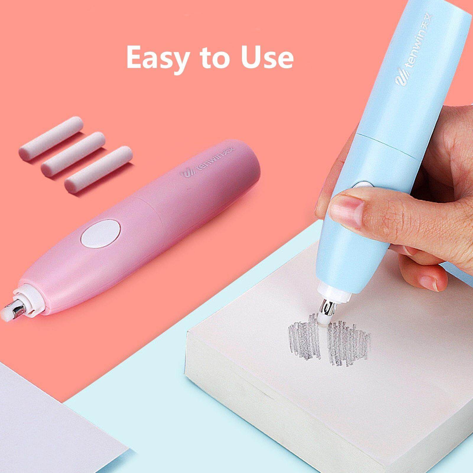 Electric Pencil Sharpener Vacuum Cleaner Stationery Set - Image 1