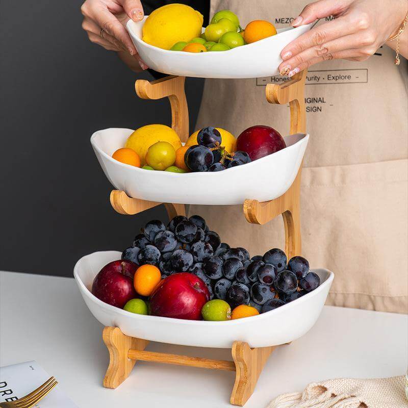 Multi-layer Modern Fruit Snack Plate Rack - Image 3