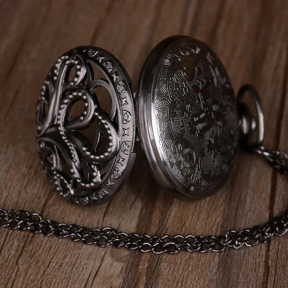 Antique Octopus Pocket Necklace Watch - Image 3