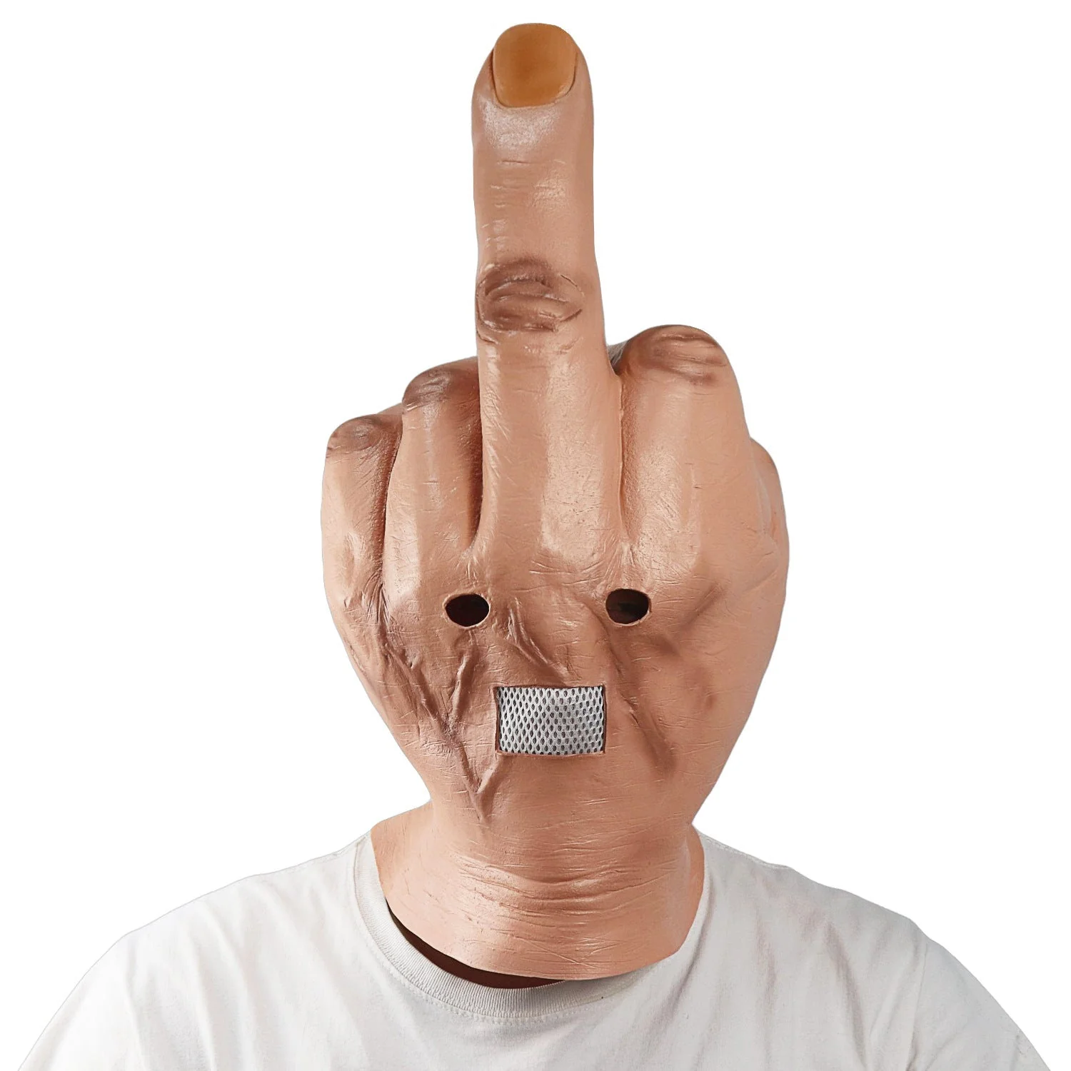 Giant Middle Finger Funny Mask - Image 2