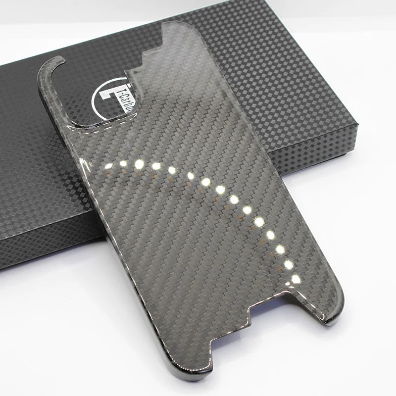 Creative Carbon Fiber Thin iPhone Case - Image 1
