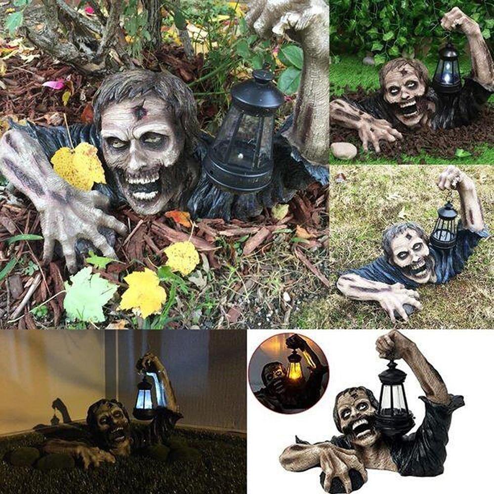 Zombie Statue  Halloween Decoration - Image 2