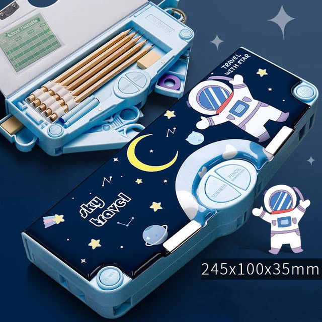 Stationery Kids Cartoon Pencil Storage Box - Image 3