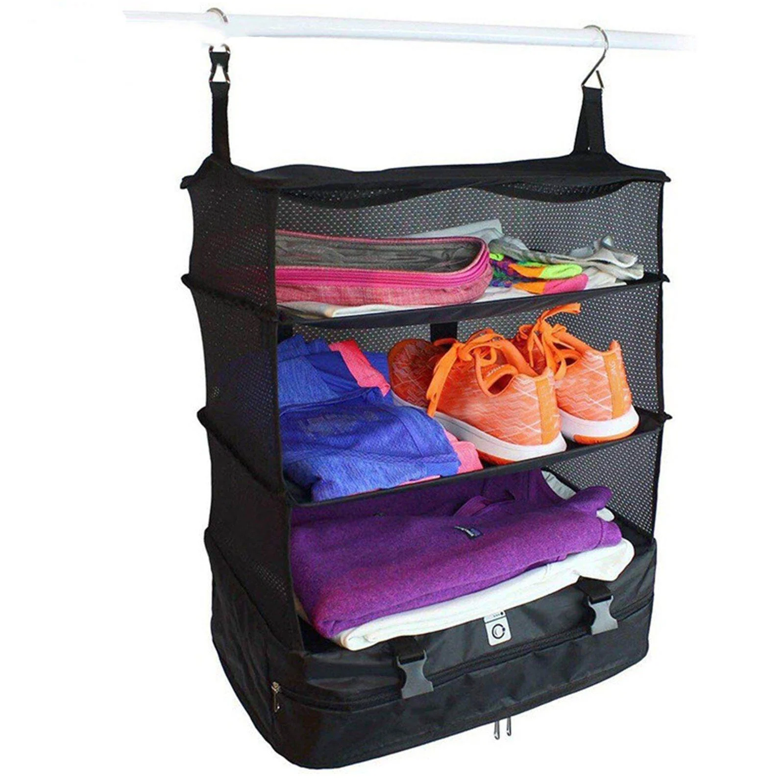 Multi-Layer Portable Luggage Organizer - Image 1