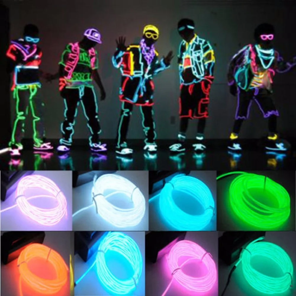 LED Neon DIY Luminous Costume Light - Image 1