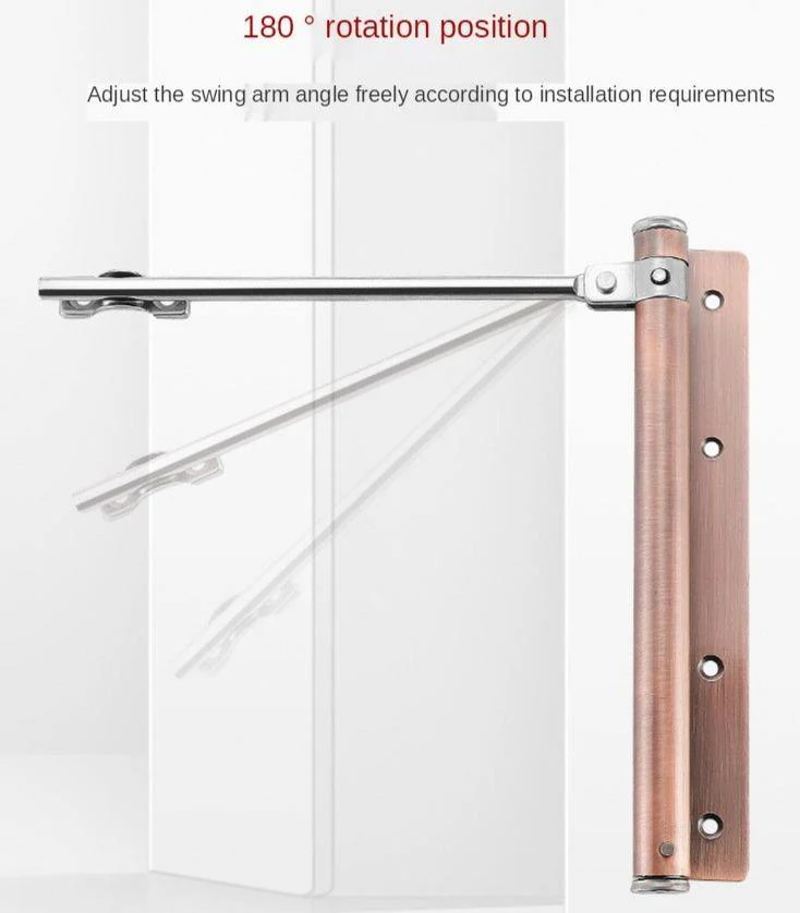 Automatic Adjustable Spring Door Closer - Image 2