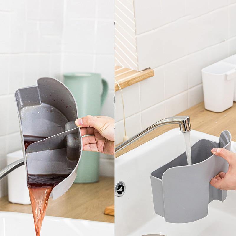 Wet-Dry Double Separator Kitchen Trash Bin - Image 3