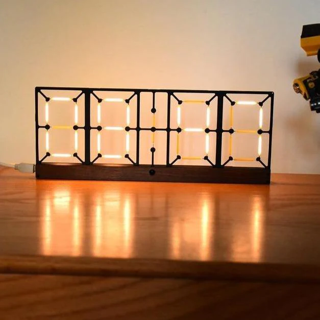 Nordic Double-Sided LED Clock - Image 2