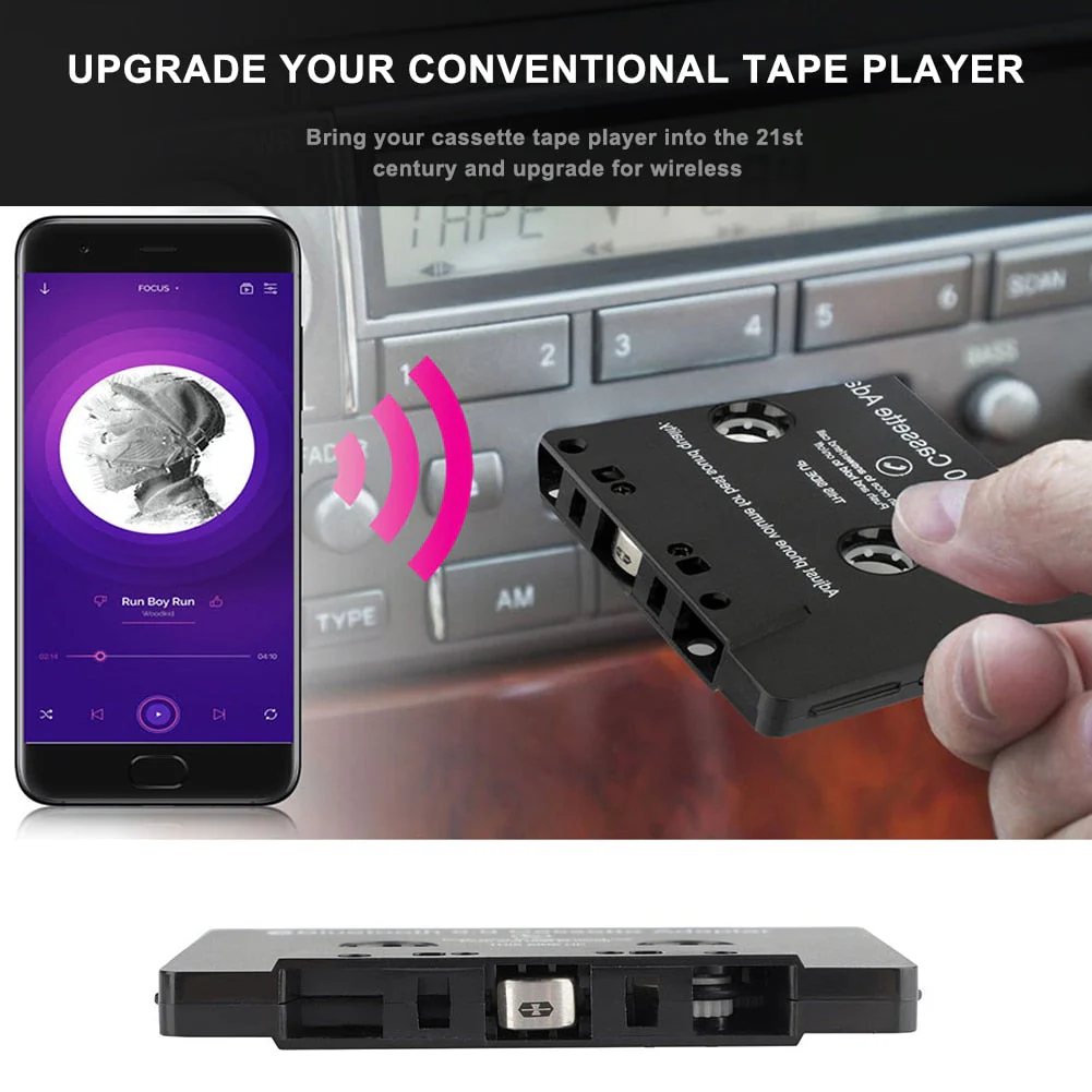 Car Cassette Bluetooth Adapter - Image 2