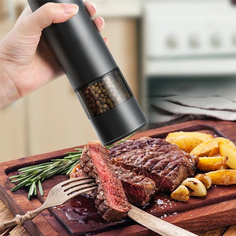 Rechargeable Automatic Salt Pepper Grinder - Image 2