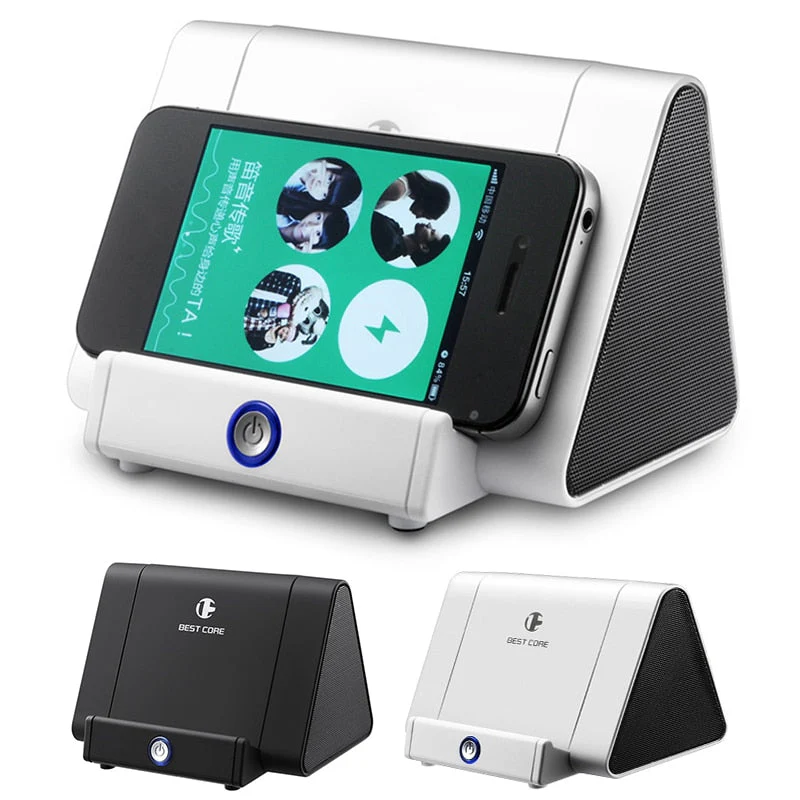Mini Wireless Bluetooth Speaker Phone Holder - Image 2