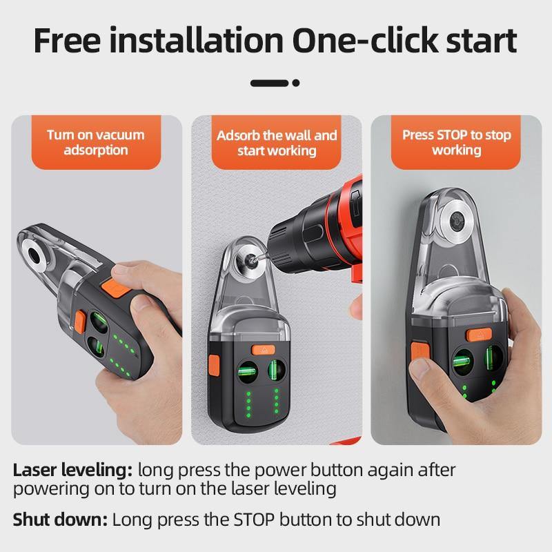 Drill-Free Cordless Drill Dust Collector Tool - Image 2