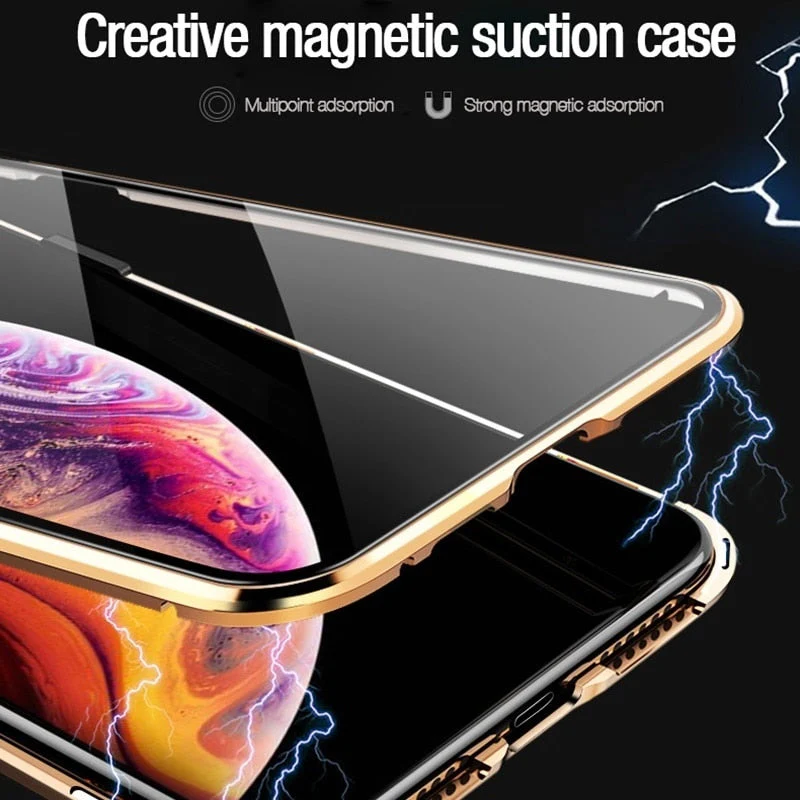 Magnetic Protective Anti-Spy iPhone Case - Image 3