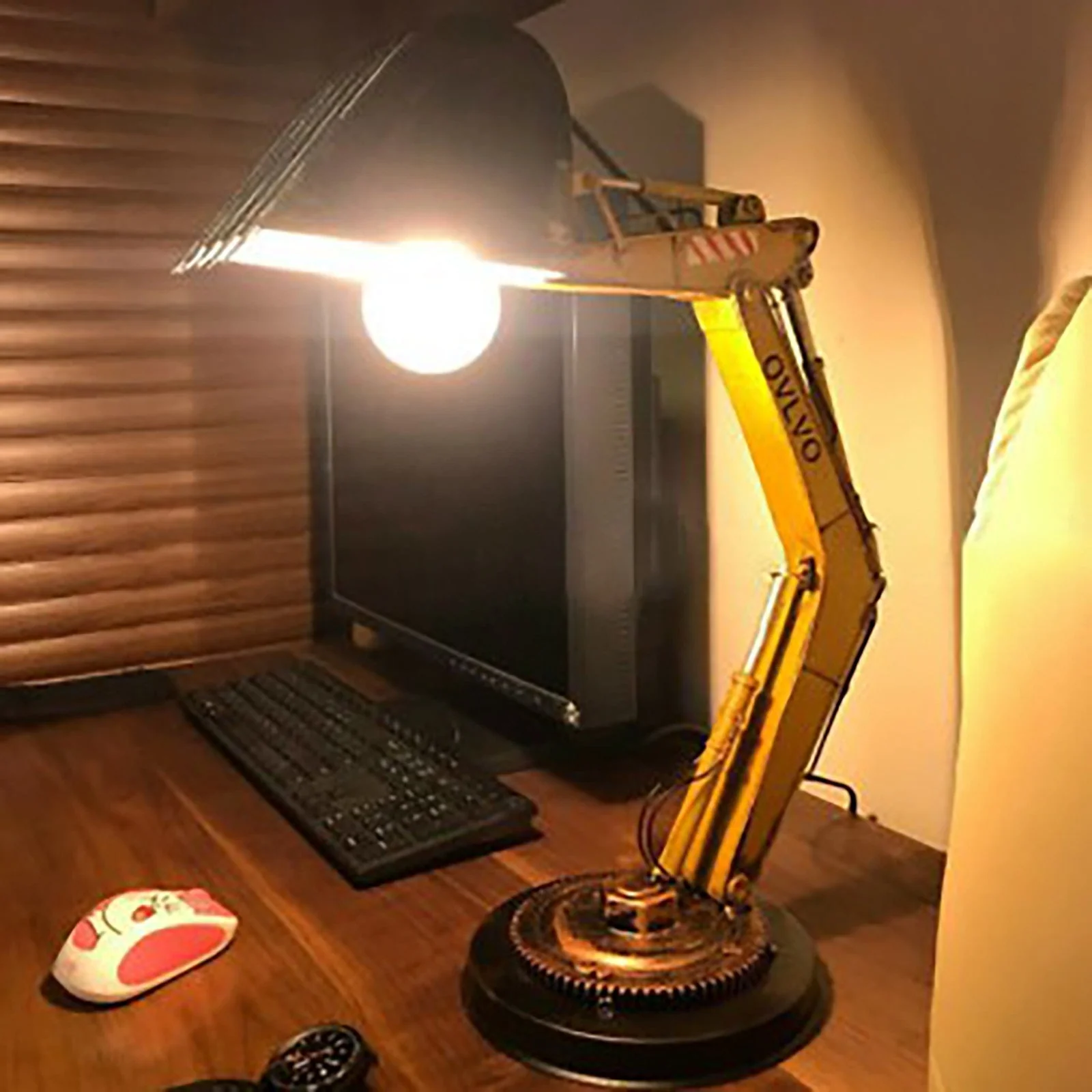 Unique Excavator Table Lamp - Image 1