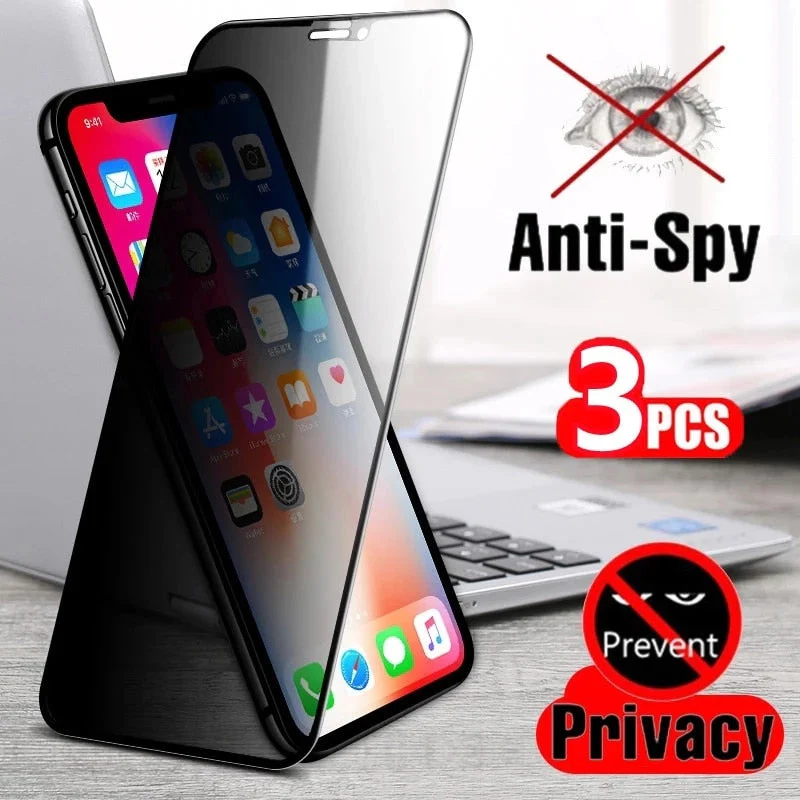 Full Privacy Anti-Spy iPhone Tempered Glass - Image 2