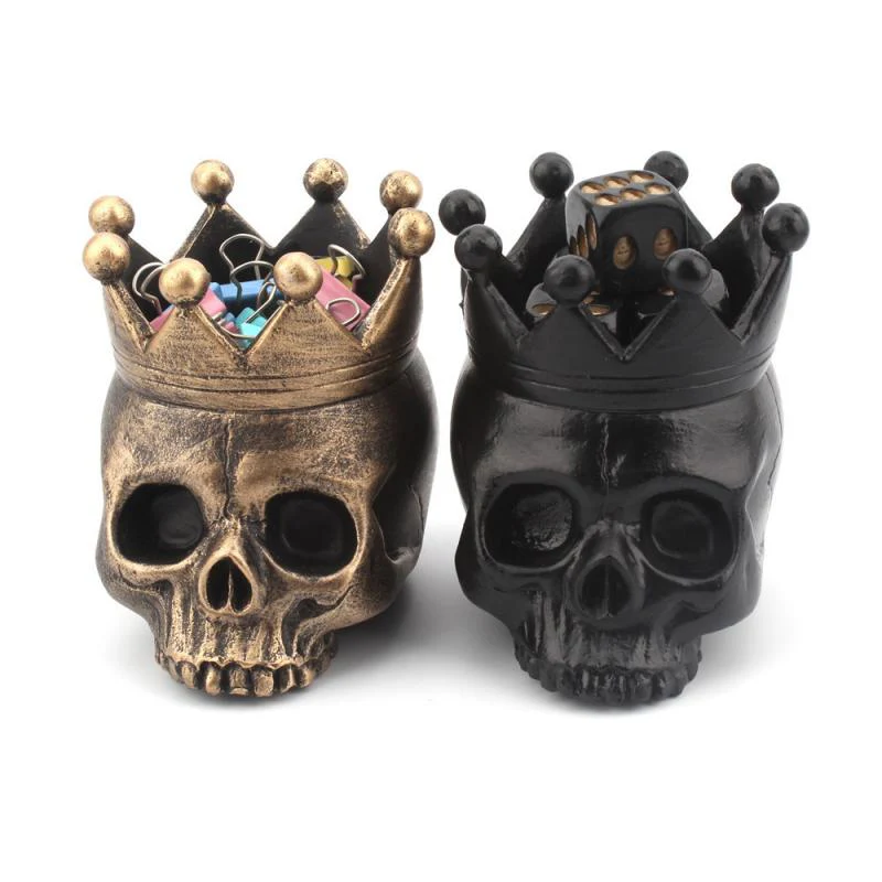 Mini Skull Head Candle Holder Mold - Image 3