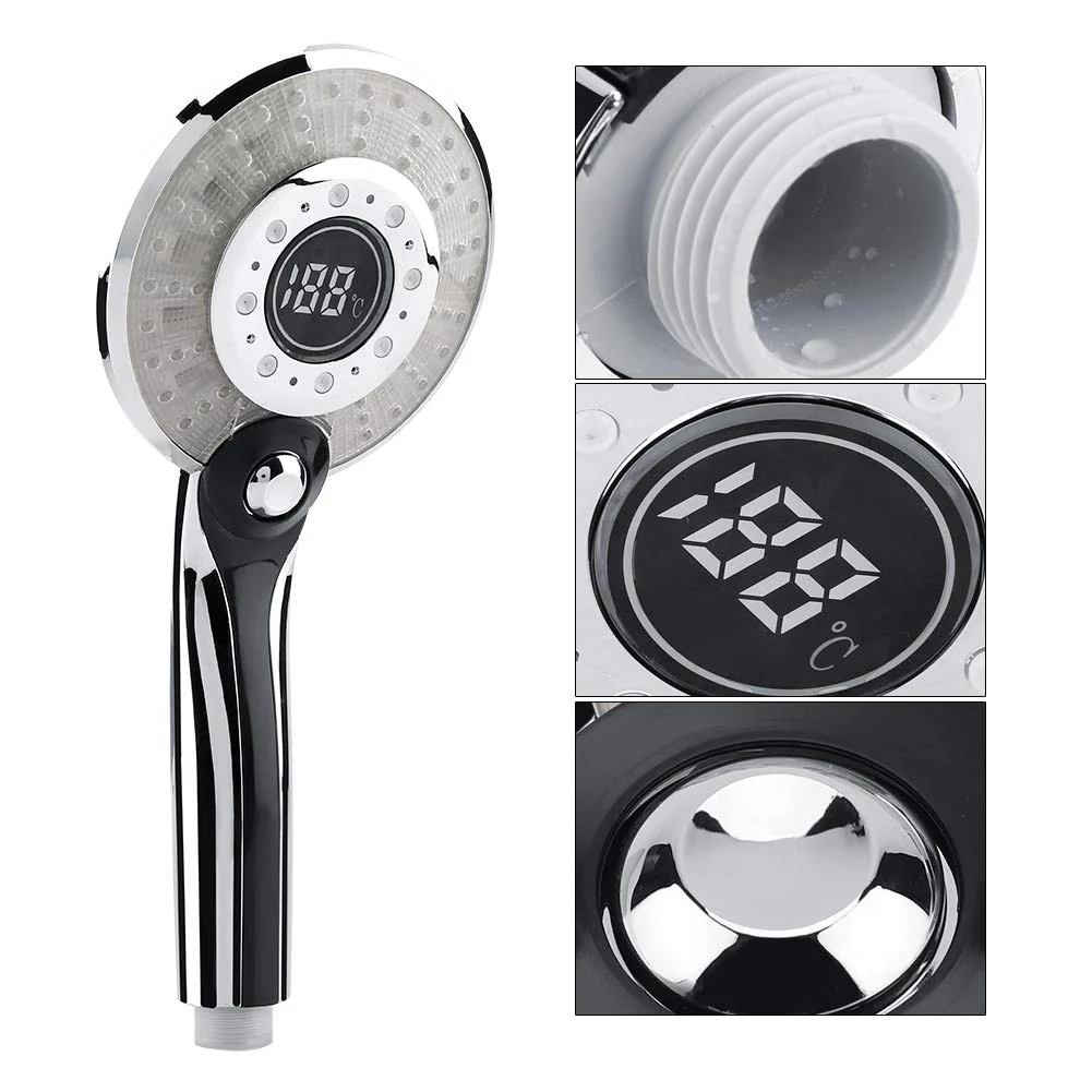 Digital Temperature Sensor LED Shower Head - Image 3