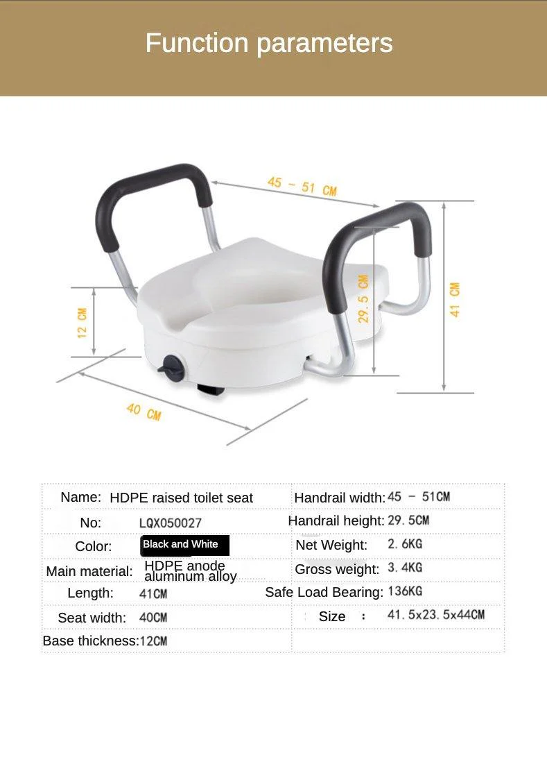 Removable Elderly Toilet Seat Lifter - Image 3