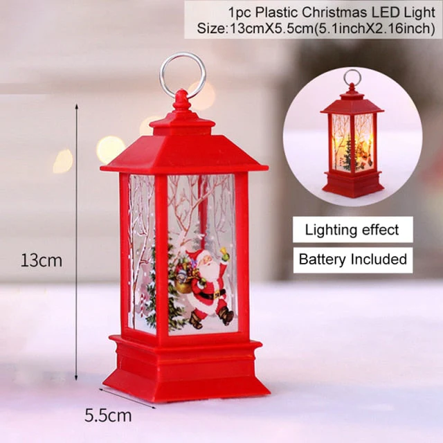 Holiday Christmas Noel Snowman Lantern - Image 2