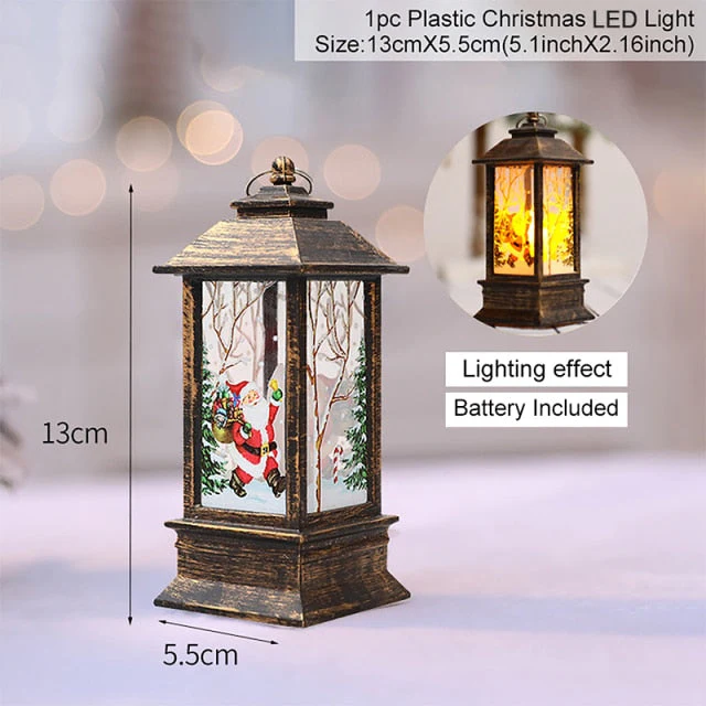 Holiday Christmas Noel Snowman Lantern - Image 3