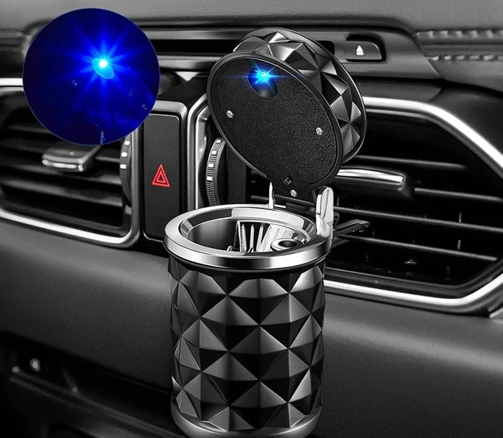 Universal Car Mini LED Trash Can - Image 1