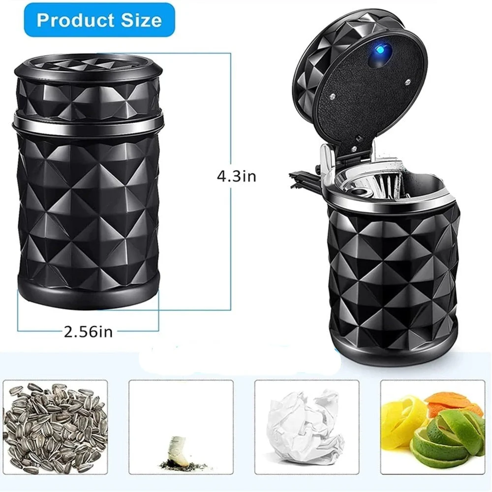 Universal Car Mini LED Trash Can - Image 2