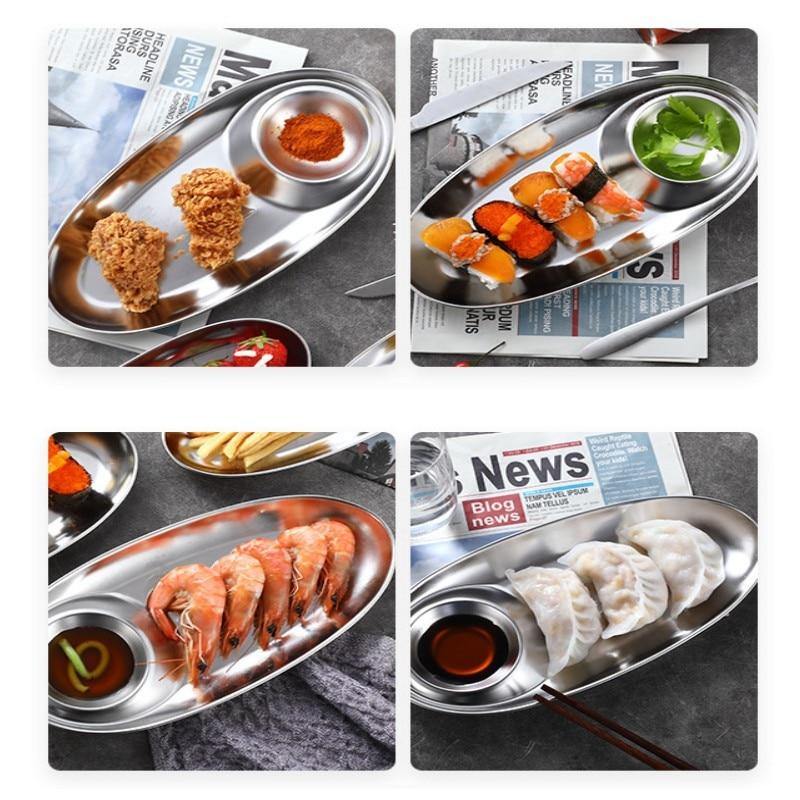 2in1 Sauce Snack Plate - Image 3
