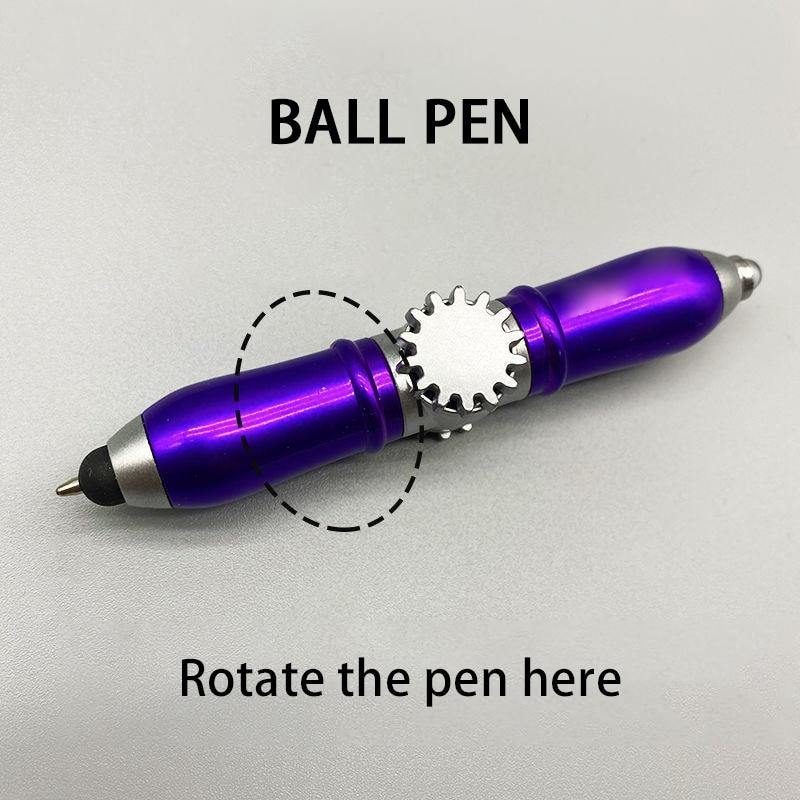 Led Light Fidget Spinner Pen - Image 2