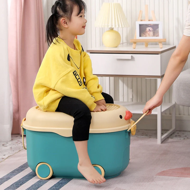 Kids Toy Cartoon Movable Storage Box - Image 1