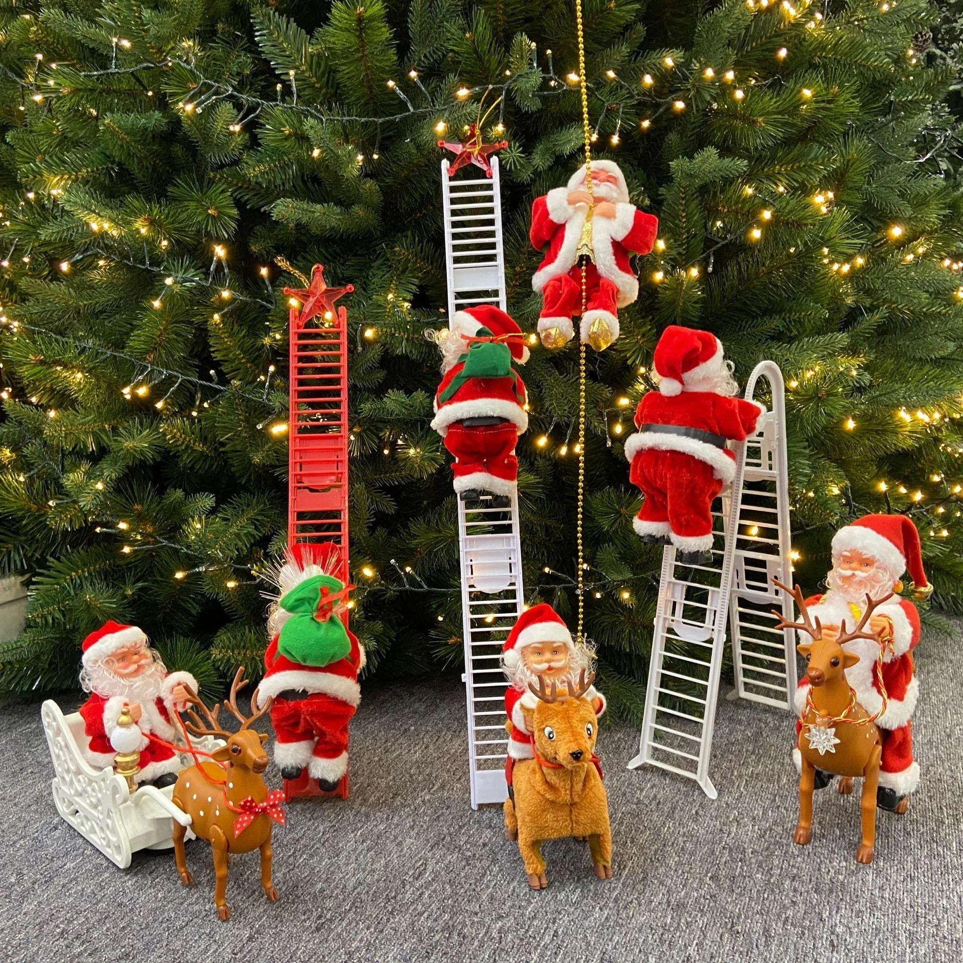 Electric Christmas Santa Claus Decor Toys - Image 1
